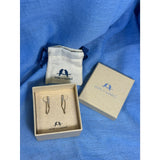 CHLOE + ISABEL pave bar n chain drop earrings - E519CLSG