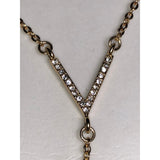 CHLOE & ISABEL golden edge drop necklace - N016