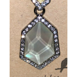 CHLOE + ISABEL geometric faceted drop earrings - E090