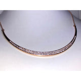 CHLOE + ISABEL sparkling rose collar necklace - N109