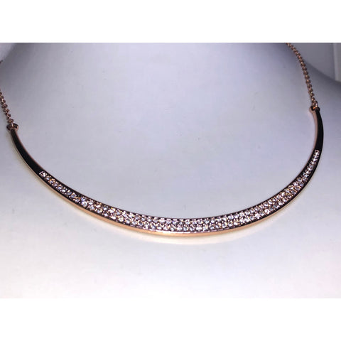 CHLOE + ISABEL sparkling rose collar necklace - N109
