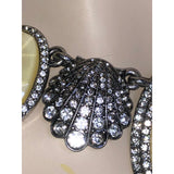 CHLOE + ISABEL radiant shell n opal illusion statement necklace - N143