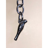 CHLOE + ISABEL sculpted silver wave collar necklace - N188