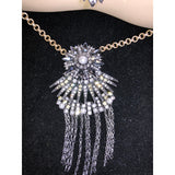 CHLOE + ISABEL aurora cascade layered pendant necklace - N133