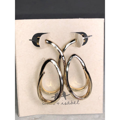 CHLOE + ISABEL toujours spiral drop earrings-E169