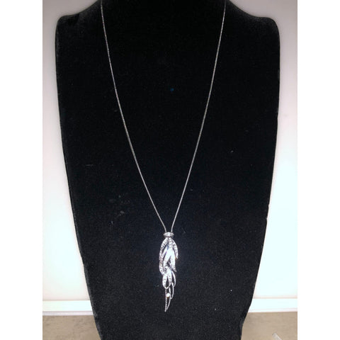 CHLOE & ISABEL silverwing long pendant necklace - N585CLAR