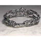 Chloe + Isabel Silver Rhinestone Bracelet- B088