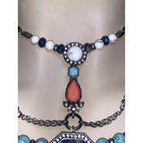 CHLOE + ISABEL desert muse layered statement necklace - N071