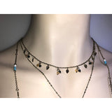 CHLOE + ISABEL boho blessings layered charm necklace - N087