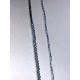 CHLOE + ISABEL blue beaded tassel layering necklace - N218