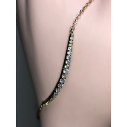 CHLOE + ISABEL tapered pave bar bracelet-B033