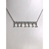 CHLOE & ISABEL pave triangle baguette pendant necklace - N689CLRH
