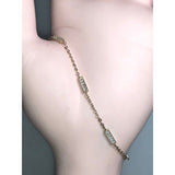 CHLOE & ISABEL pave bar station bracelet -B032