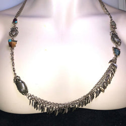 CHLOE + ISABEL mystic scarab charm necklace - N107