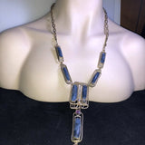 CHLOE + ISABEL indigo horizon linear pendant necklace - N175