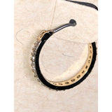 CHLOE & ISABEL PETITE PAVE HOOP EARRINGS - E028