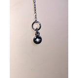 CHLOE + ISABEL pavé baguette crystal bar necklace - N068