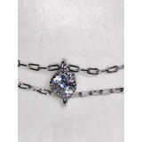 CHLOE + ISABEL celestial spark double-strand crystal choker - N055
