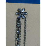 CHLOE + ISABEL silver pavé baguette cluster - E562CLRH