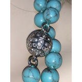 Chloe + Isabel Long Beaded Turquoise Necklace - N007