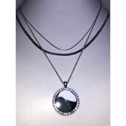 CHLOE + ISABEL modern mirror multi-layer pendant necklace - N170