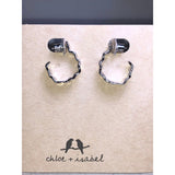 CHLOE & ISABEL Sculptural Lucite Hoop Earrings- E195