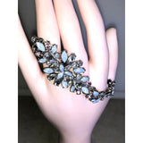 Chloe + Isabel moonlit garden crystal statement bracelet - B074