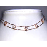 Chloe + Isabel rose gold double-strand necklace - N050