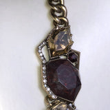 CHLOE + ISABEL mixed gemstone geo statement necklace - N176