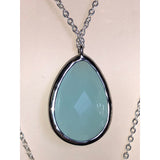 Chloe + Isabel layered teardrop pendant necklace - N079