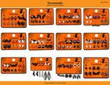 Wholesale Halloween 6-Pair Earrings – 12 Styles – JCE122