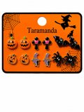 Wholesale Halloween 6-Pair Earrings – 12 Styles – JCE122