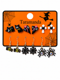 Wholesale Halloween 6-Pair Earrings – 12 Styles – JCE122