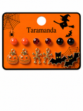 Wholesale Halloween 6-Pair Earrings – 12 Styles – JCE122