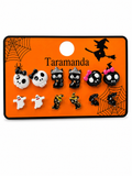Wholesale Halloween 6-Pair Earrings – 12 Styles – JCE122