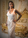 Bridal Nightgown and Sheer Gossamer Robe Set