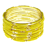 Mi Amore Multiple-Bracelets Yellow/Gold-Tone