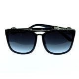 UV protection Shatter resistant Poly carbonated Oversize-Sunglasses With Logo Accents Black Color #3867