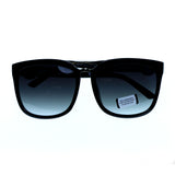 UV protection Shatter resistant Poly carbonated Oversize-Sunglasses With Logo Accents Black Color #3867