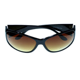 UV protection Goggle-Sunglasses With Logo Accents Black & Yellow Colored #3923