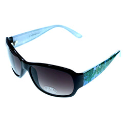 UV protection Tropical print Goggle-Sunglasses Colorful & Brown Colored #3943