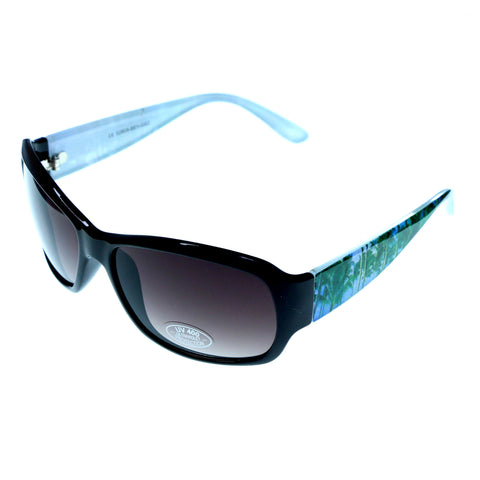 UV protection Tropical print Goggle-Sunglasses Colorful & Brown Colored #3943