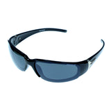 Black & Green Colored Acrylic Sport-Sunglasses With Logo Accents #3922