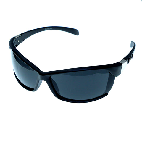 Black & Green Colored Acrylic Sport-Sunglasses With Logo Accents #3928