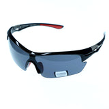 Mi Amore UV protection Shatter resistant Poly Carbonate Wrap-Sunglasses Two-Tone & Black