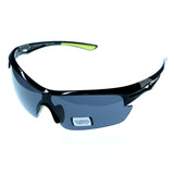 Mi Amore UV protection Shatter resistant Poly Carbonate Wrap-Sunglasses Two-Tone & Black