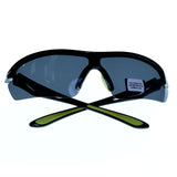 Mi Amore UV protection Shatter resistant Poly Carbonate Wrap-Sunglasses Two-Tone & Black