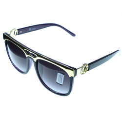 Mi Amore UV protection Shatter resistant Vintage Style Sunglasses Two-Tone & Black