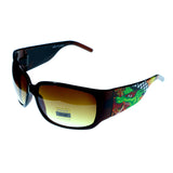 Mi Amore UV protection Dragon print Goggle-Sunglasses Brown Frame & Brown Lens