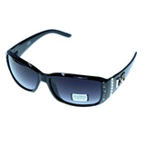 Mi Amore UV protection Shatter Resistant Poly carbonate Goggle-Sunglasses Black Frame & Black Lens